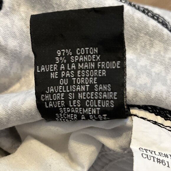 Women's Dang Goodman Tripp NYC Houndstooth Skinny Jeans SZ 11 Black Rocker Pants - Picture 11 of 14